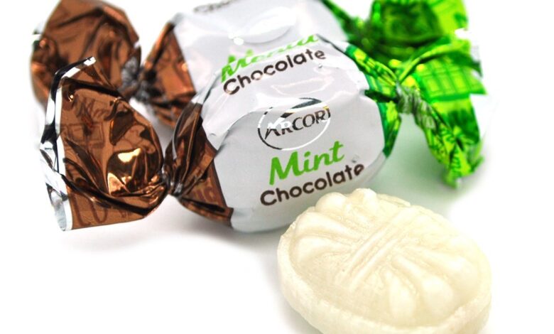 chocolate mint candy​